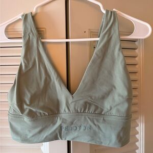 Peloton x LululemonWomen's Soft Green Sports Bra
